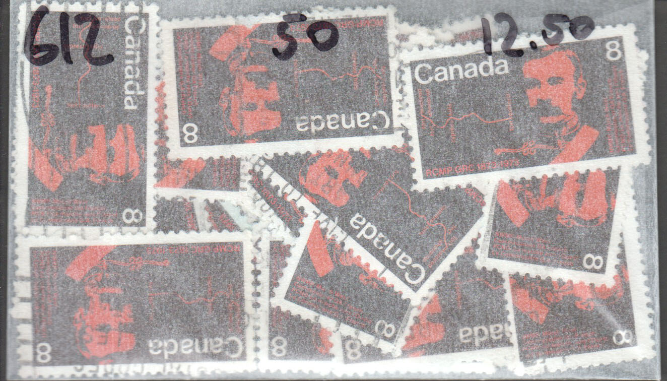Canada Scott 612 Used x50 - Click Image to Close